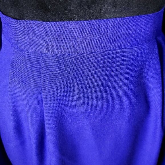 Casual Corner Purple/Gold Button Blazer & Skirt Set. Size 6P - Picture 7 of 16